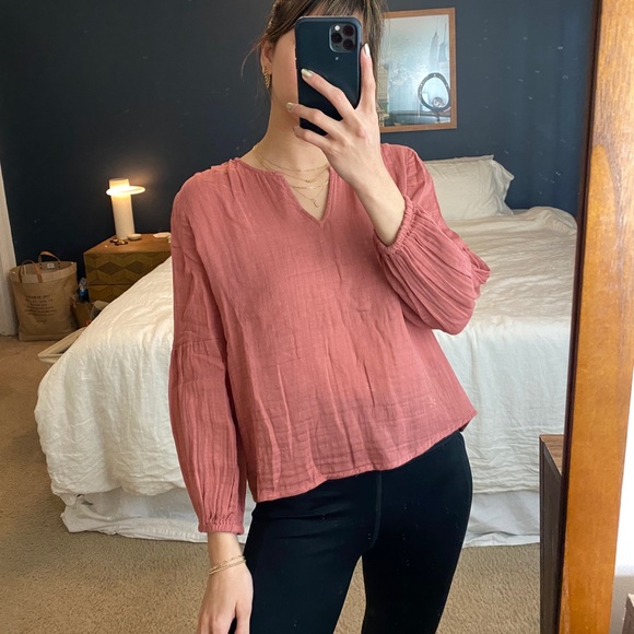 Madewell Tops - Madewell mauve top